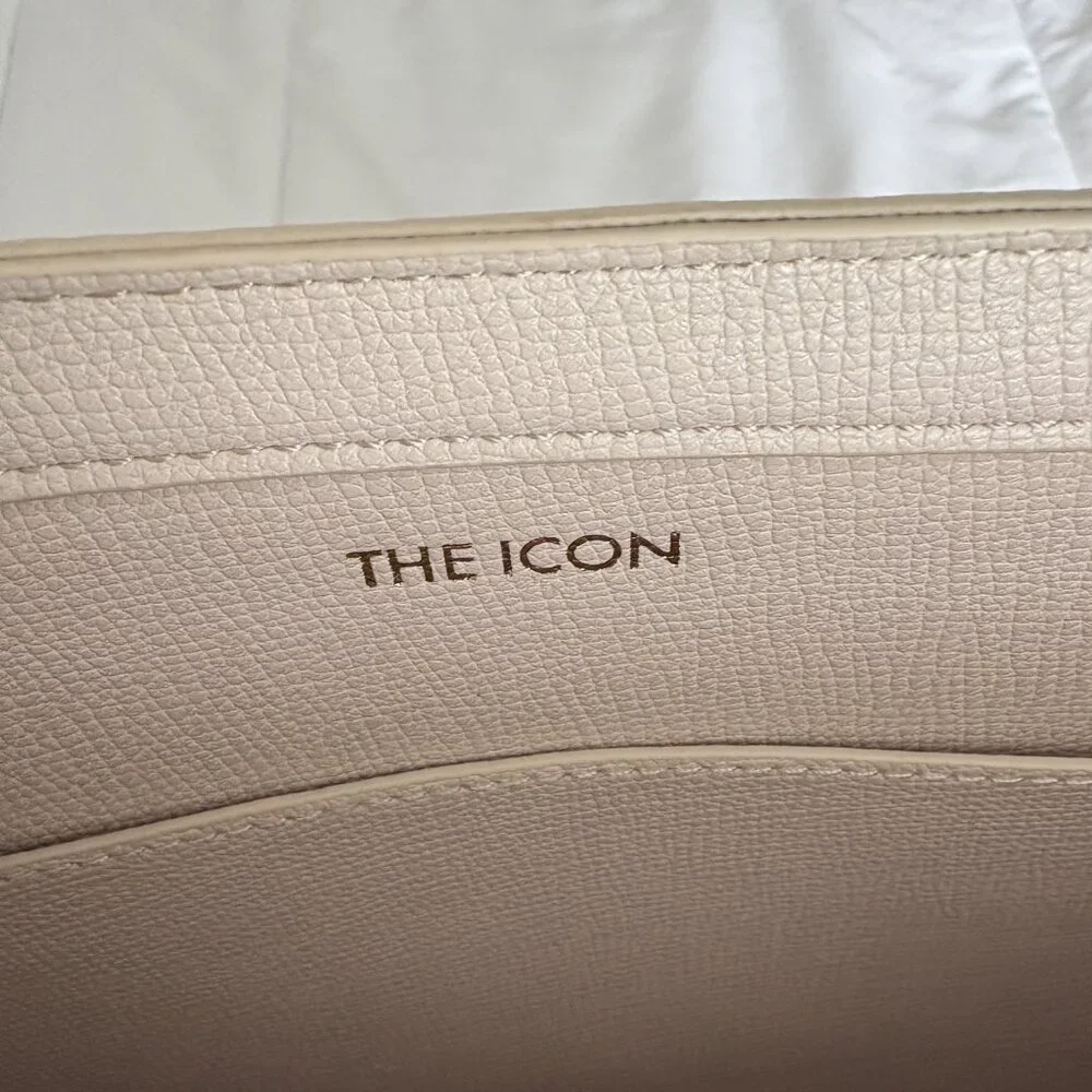 Ted Baker London The ICON Beige Medium Tote Luxury Commuter Chic Quiet Luxury